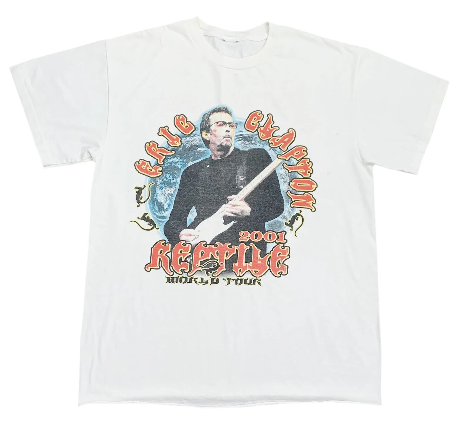 Vintage Eric Clapton Reptile 2001 Tour T Shirt (Size L) — RootsBK